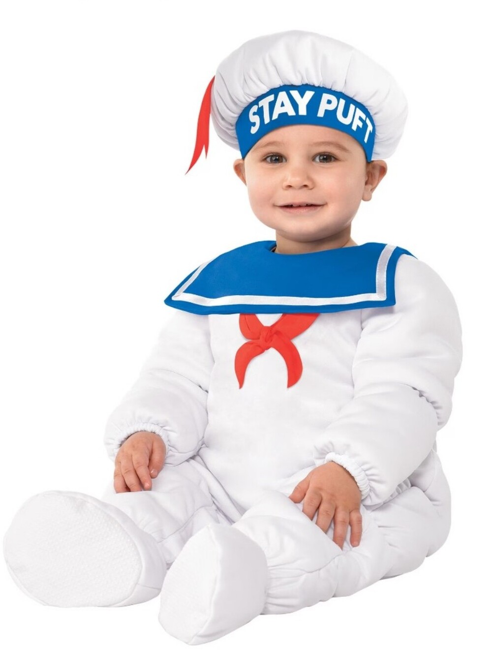 NWT Ghostbusters Stay Puft Marshmallow Man Costume Infant 12-24 Months